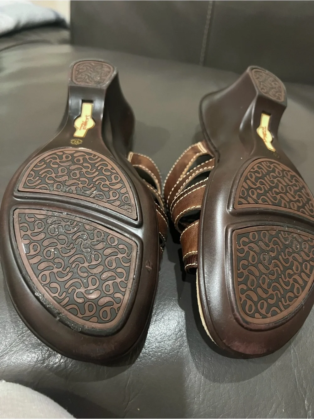 Strictly Comfort these sandals